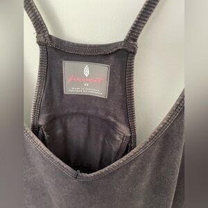 Free People Movement Hot Shot  Onsie XS - faded black